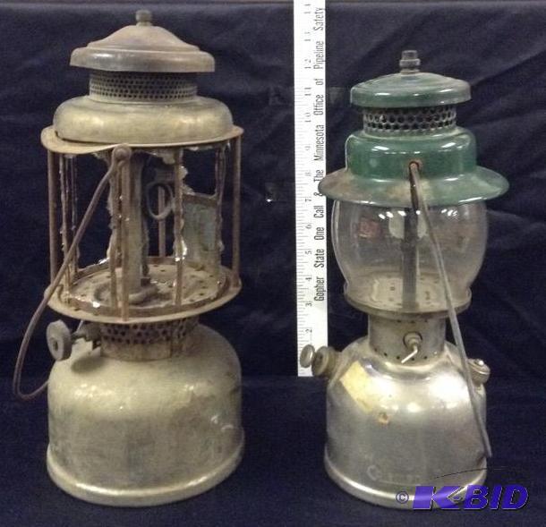 lot 25 image: Two GasKerosene Lanterns
