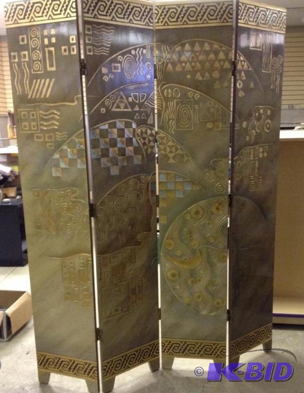 7 High Four Panel Room Divider