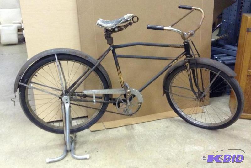 Old Elgin Bicycle with Rear Wheel Stand
