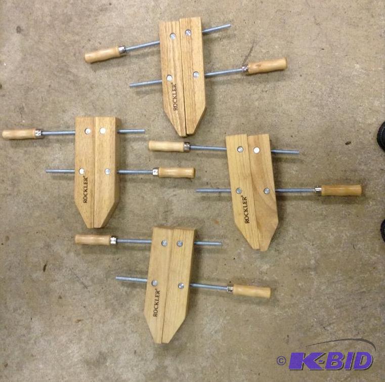 Four New Wooden Clamps