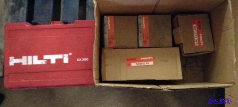 Hilti DX350 Fastener System with Assorted Fasteners