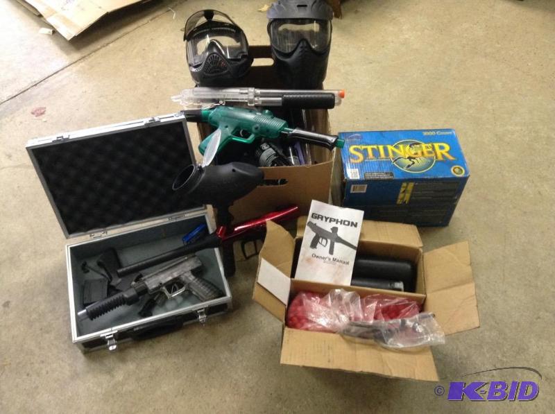 Paint Gun and Paint Pellet Lot