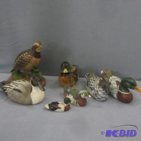 lot 102 image: Duck & Pheasant Figures