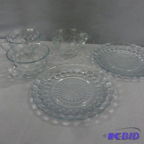 lot 20 image: Light Blue Bubble Dishes