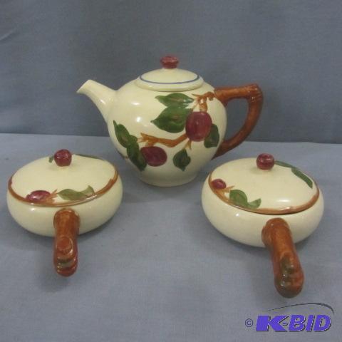 lot 65 image: Franciscan Teapot, Dishes