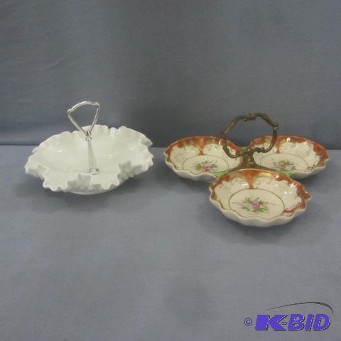 lot 80 image: Relish, Candy Dishes