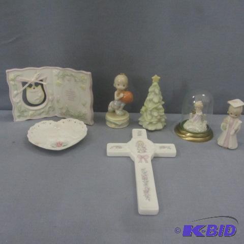 lot 91 image: Precious Moments Figurines, Cross, Pewter