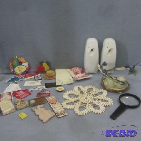 Magnets, Vase, Candle