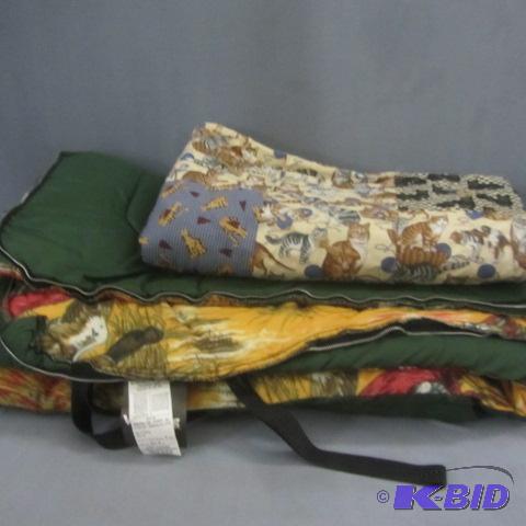 Sleeping Bag, Quilted Throw