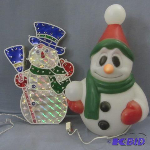Lighted Snowmen