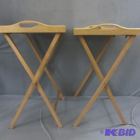 Wooden Folding Trays
