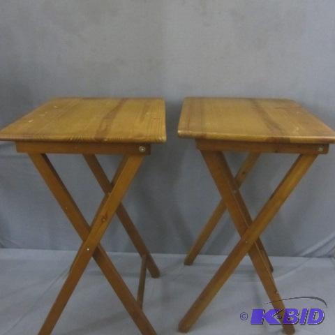 Wooden Folding Trays