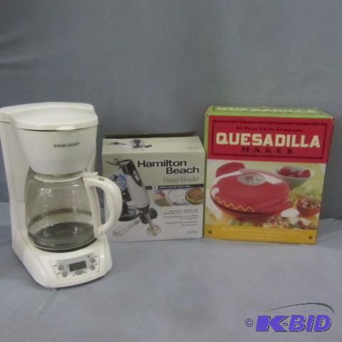 Blender, Quesadilla, Coffee