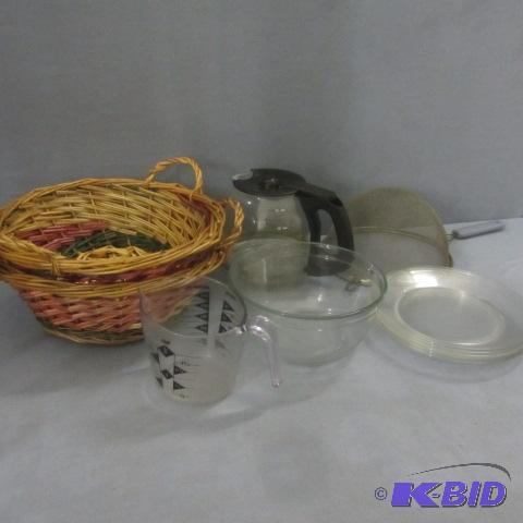 Kitchen Bowls, Baskets & Glass