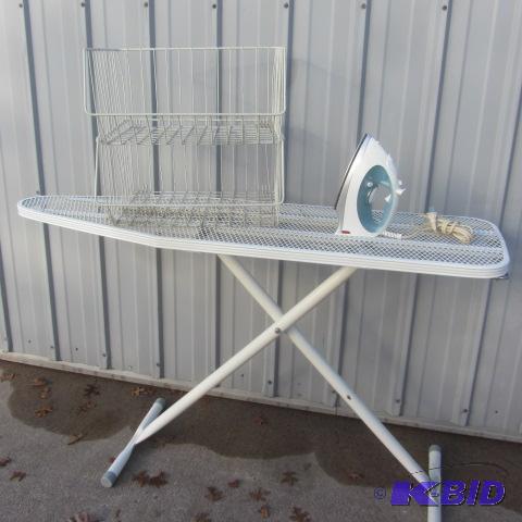 Ironing Board, Iron, Baskets