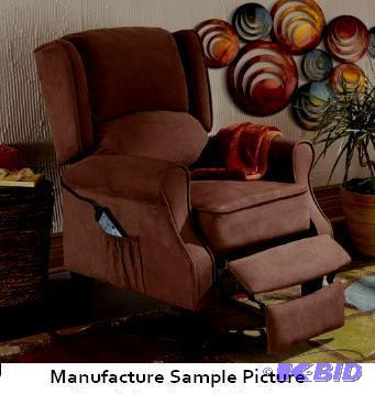 Dark Brown Wingback Recliner Massage Chair - ...