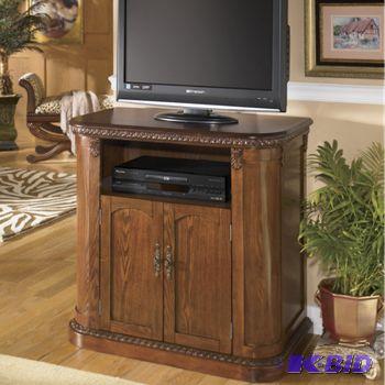 Signature Tall-Height Carved TV Stand Exclusi...