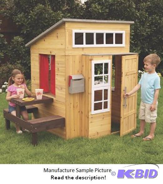 lot 4 image: Modern Outdoor Playhouse -&nbspChances are, ...
