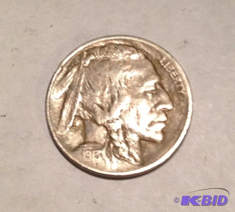 1913 Type 1 Better Date First Year Issue Buffalo Nickel