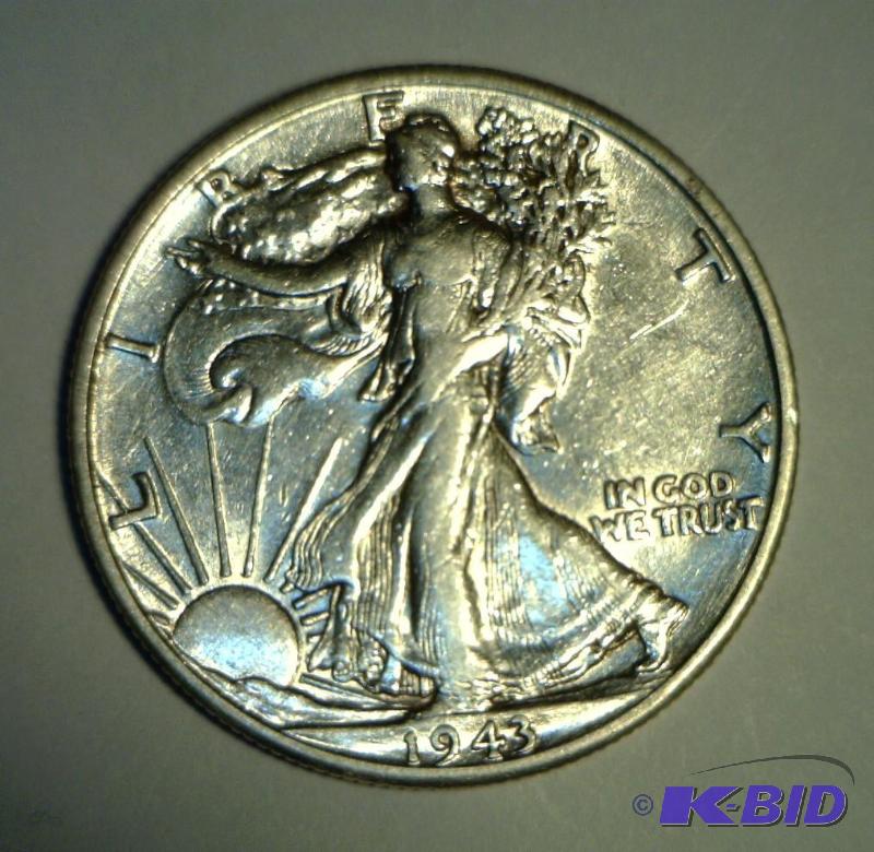 1943-D Walking Liberty Doubled Die Obverse