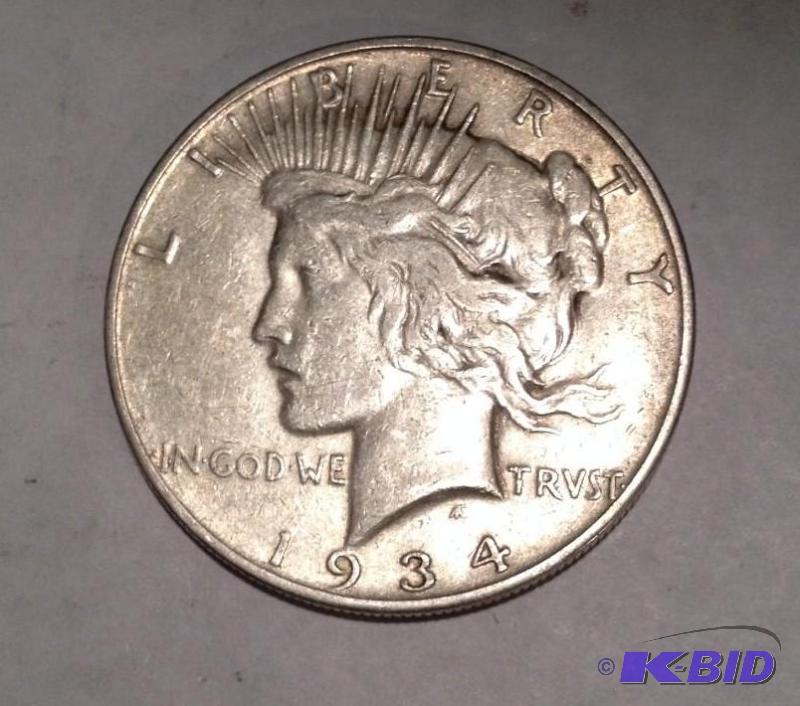 1934-D Peace Silver Dollar Better Date