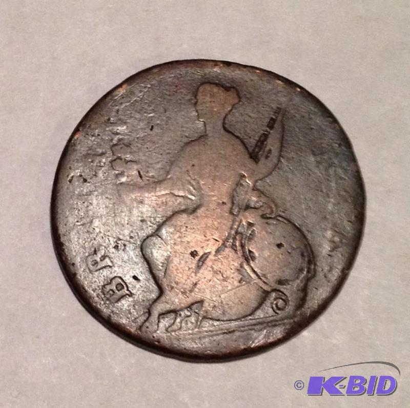 1770s Great Britain George III Large  Penny