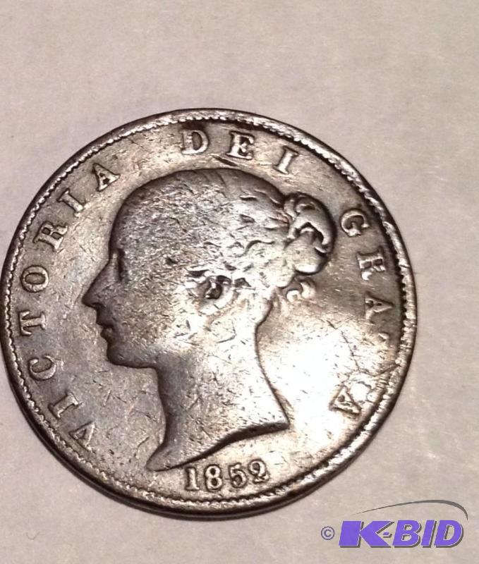 1852 Great Britain Queen Victoria  Penny