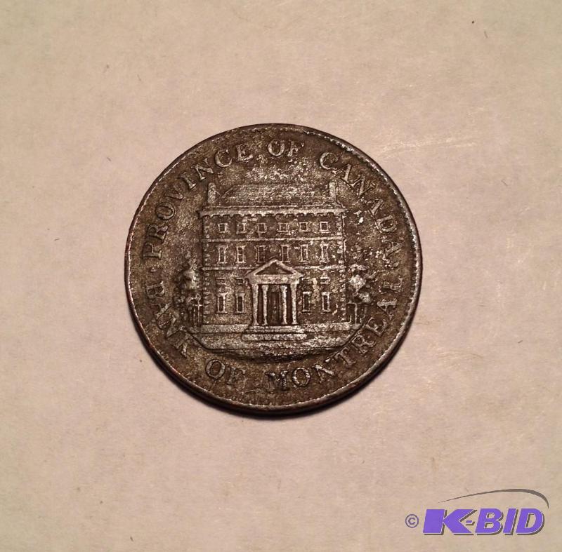 1842 Canada Bank Token Bank of Montreal