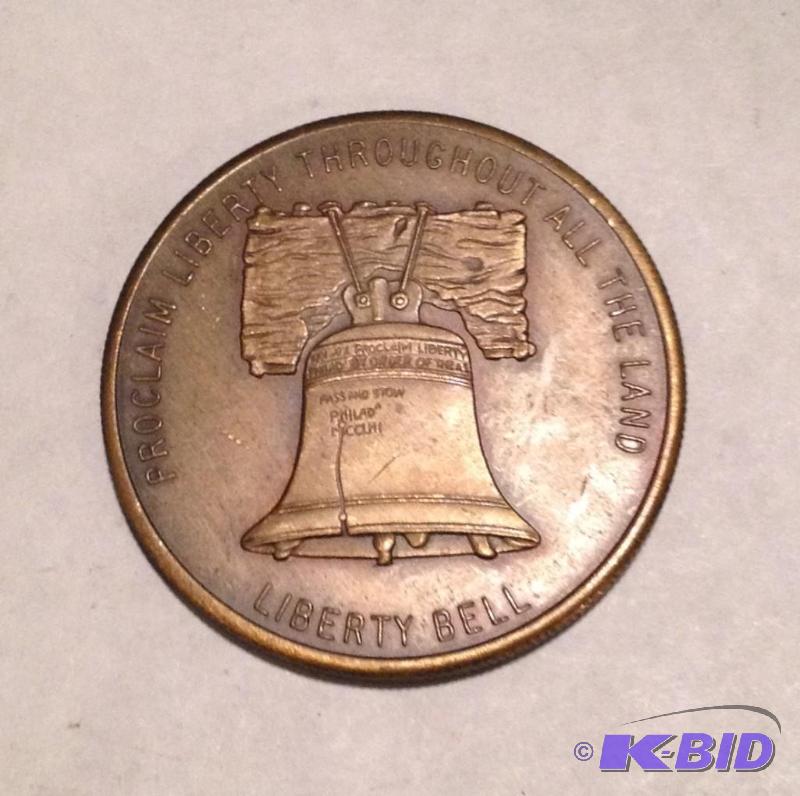 Large Liberty Bell Medal Oral Roberts July 4th 1973