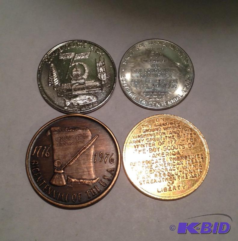 Lot of 4 Medals American Coin Club