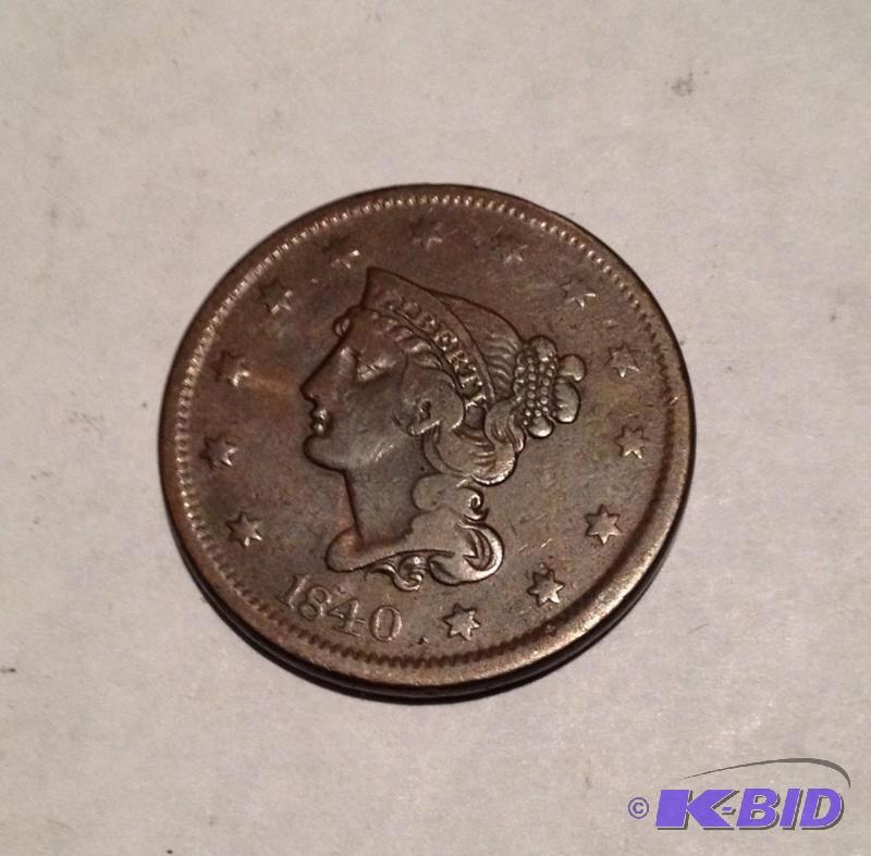1840 US Large Cent