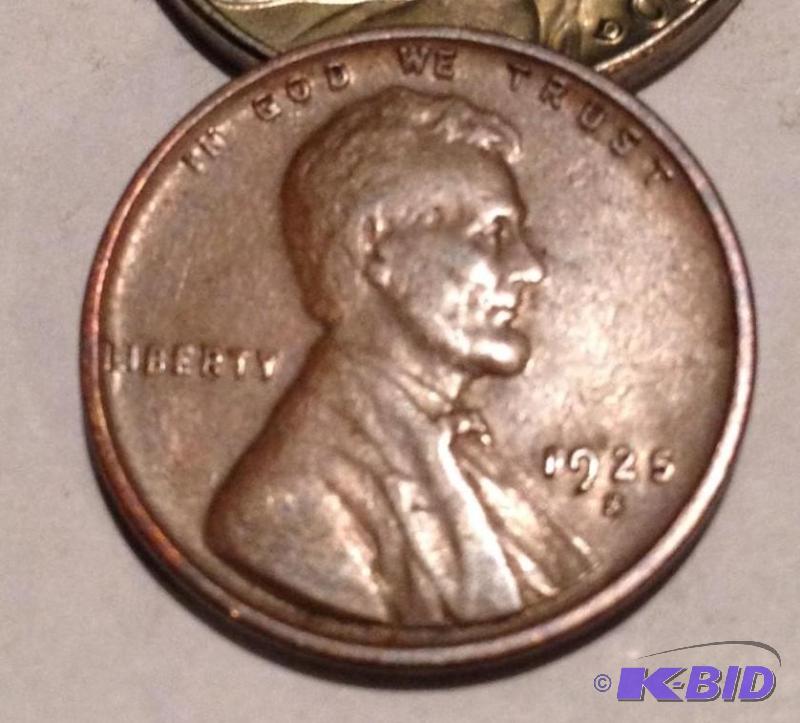 1925-S Lincoln Cent Better Date San Francisco  XFAU