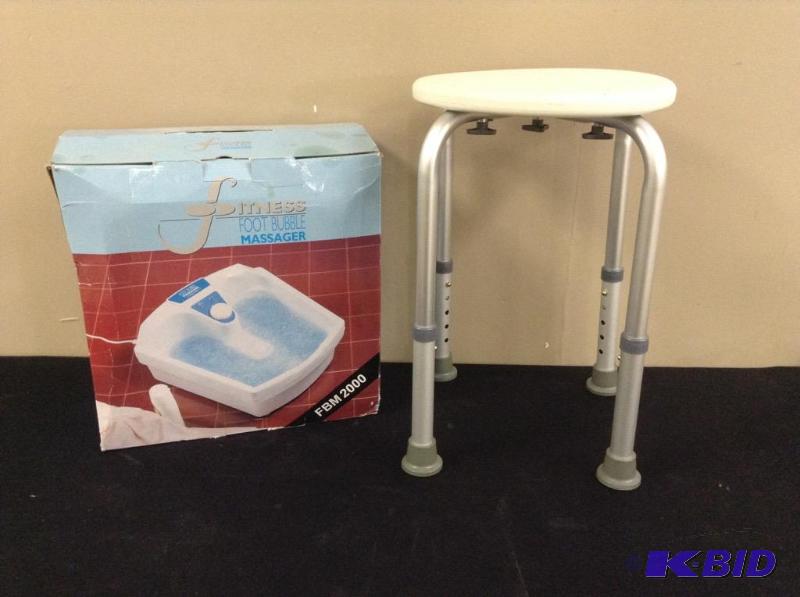 Fitness Foot Massager & Shower Stool