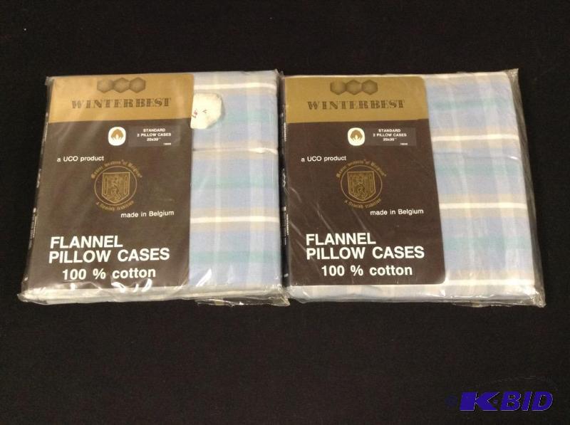 2 Packages Winterbest Flannel Pillow Cases