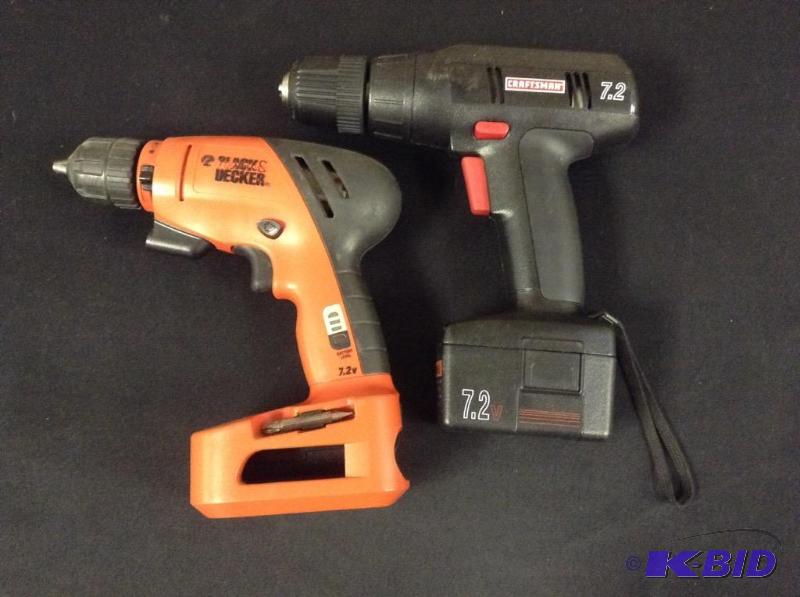 Craftsman & Black & Decker Cordless Drills