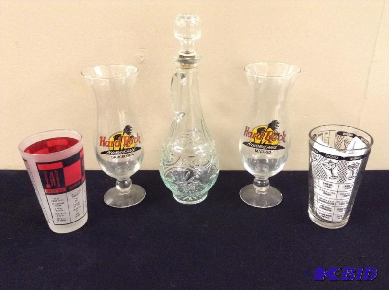 Assortment Bar Drink Glasses