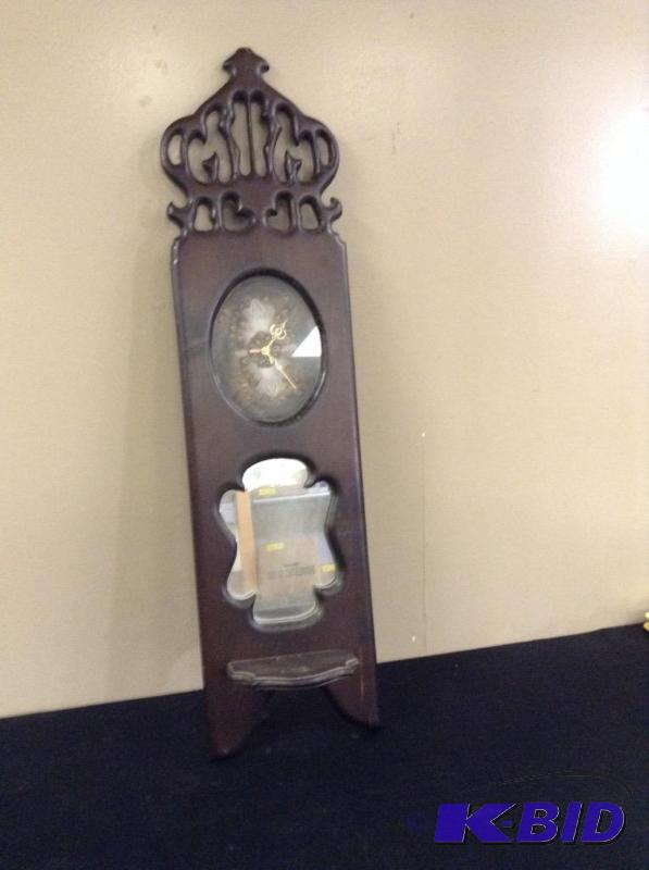 Feather Clock Mirror
