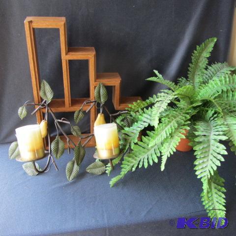 Wall Shelf & Sconces