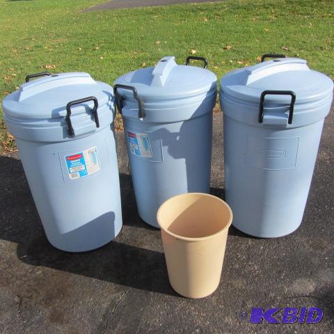 Rubbermaid Trash Containers