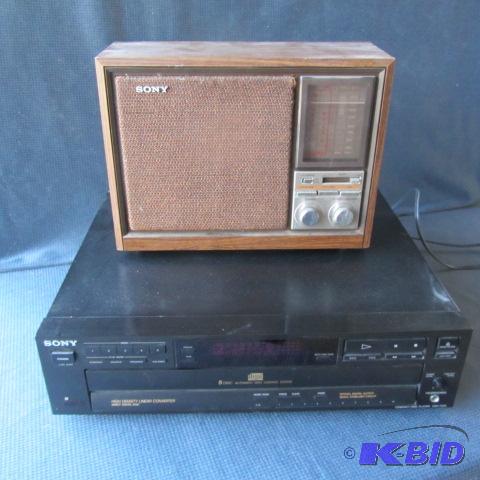 Sony 5-Disc Changer & Radio