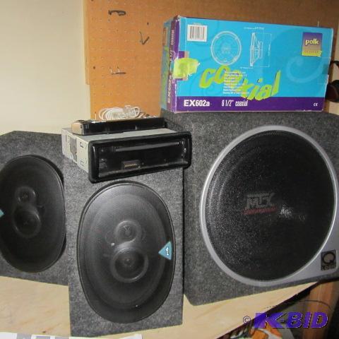 Kenwood Subwoofer, Alpine CD
