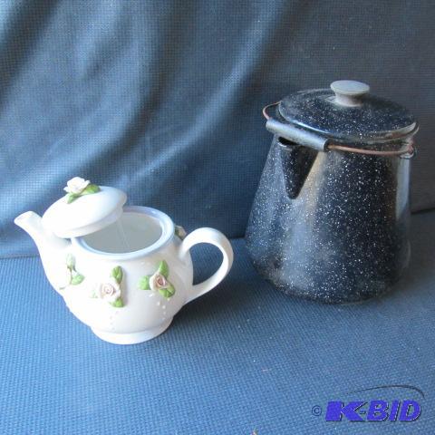 Enamel Coffee Pot, Teapot