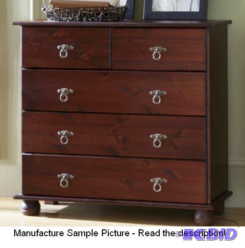Finca 5 Drawer Dresser - Walnut Finish - Draw...