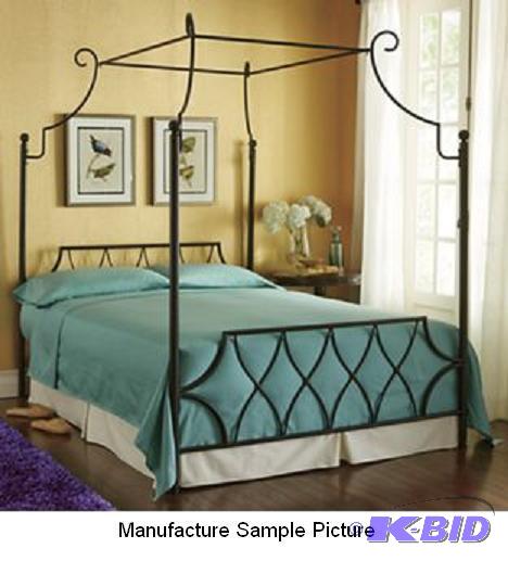 Iron Canopy Bed - Full -&nbspLike the ornate...