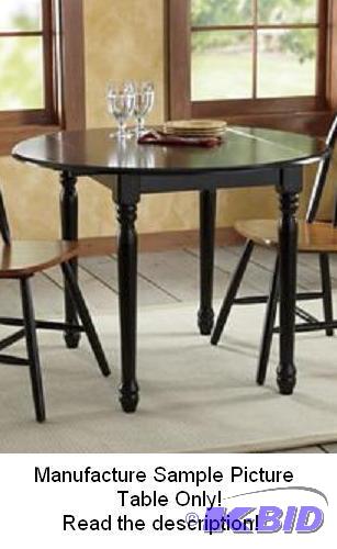 Drop Leaf Dining Table - Black - 40&quot x 4...