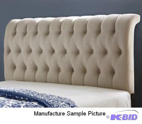 Ivory Linen Headboard - King -&nbspSoft, ivo...