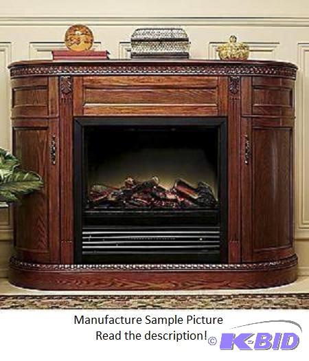 Signature Fireplace Mantel with Electric Inse...