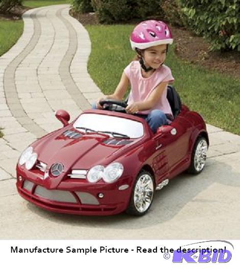 lot 1 image: Mercedes Benz Red Kids Ride On Sportscar -&nb...