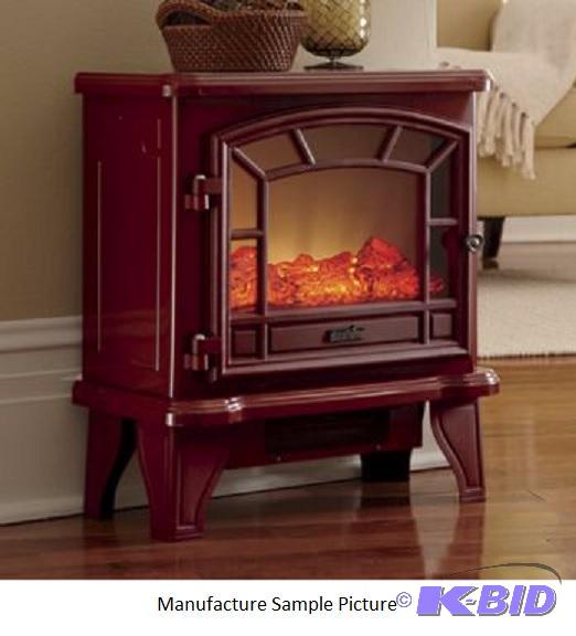 lot 2 image: Duraflame Arch Stove - Red - Model DFS-550-21...