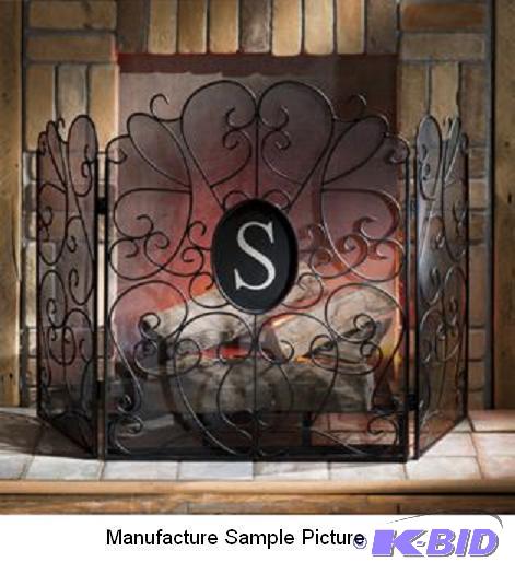 lot 20 image: Monogram Fireplace Screen -&nbspGive your fi...